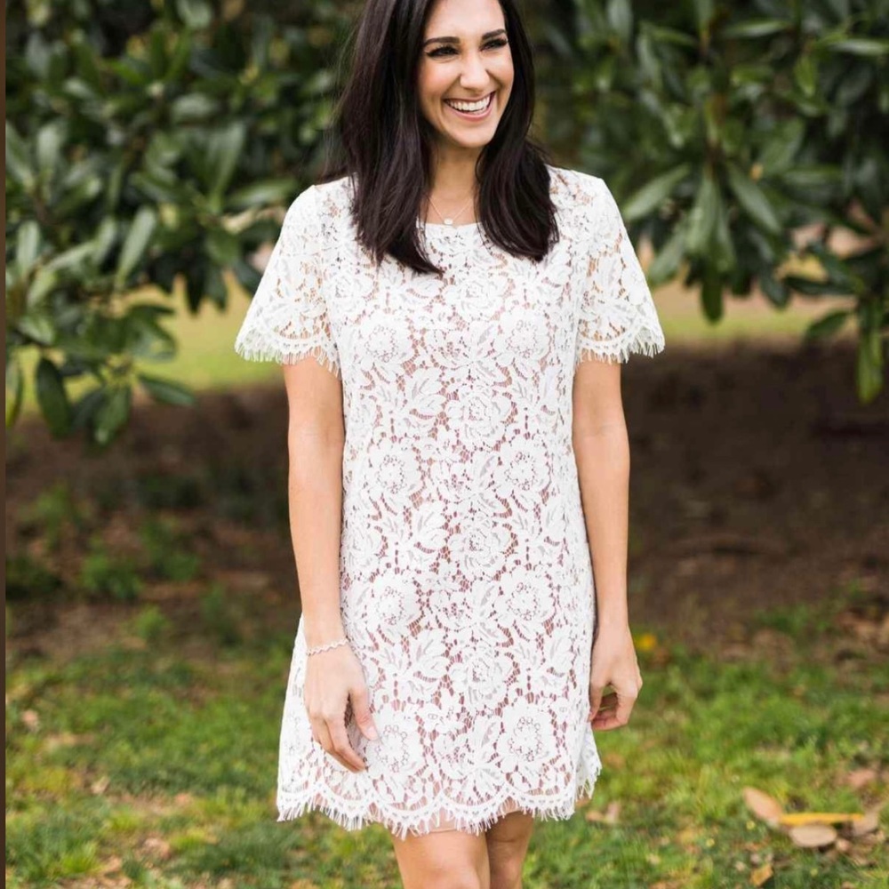Lace Shift Dress